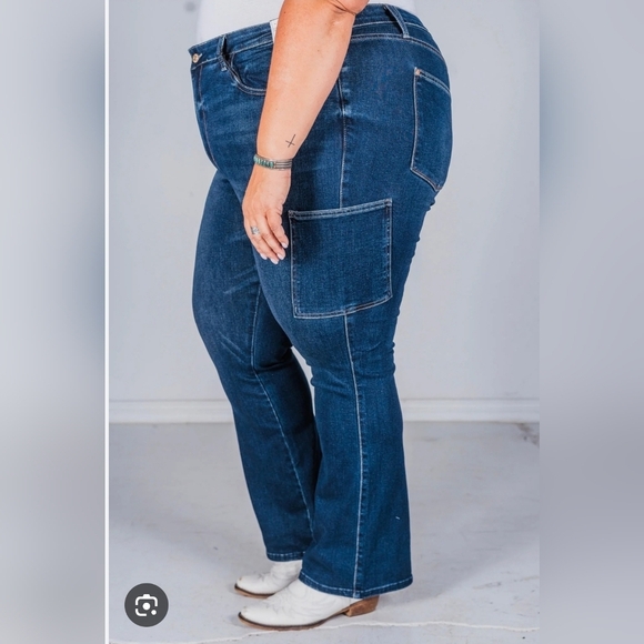 Judy Blue High Waist CARGO jeans. SiE 20 W - Picture 1 of 5